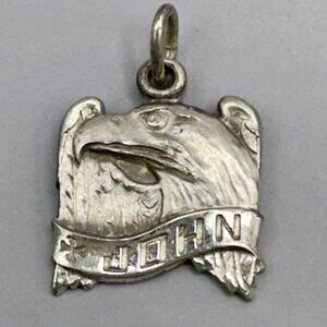 Eagle Of St John The Apostle Pendant Sterling Silver Religious Charm